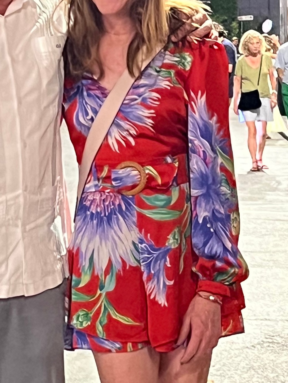 Lavender Brown Floral Romper